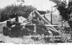 Steam Thresher at Warps' Pioneer Village Minden, Nebraska, NE, USA Unused 