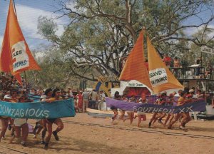 Australia Postcard - Henley-On-Todd Regatta,Todd River Bed,Alice Springs RR9267