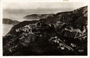 CPA EZE EZE et la route de la Moyenne Corniche (639423)