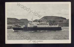 f2130 - Scottish Ferry - RMS Clansman - postcard