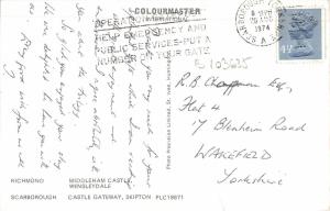 B103635 yorkshire castles richmond scarborough    uk