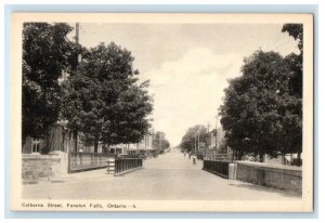 c1940's Colborne Street, Fenelon Falls Ontario Canada Vintage Postcard 