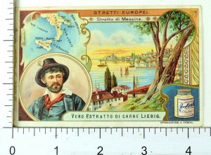 1880's Straits of Europe Scenes Lovely England Liebig 6 Trade Card Set K37 