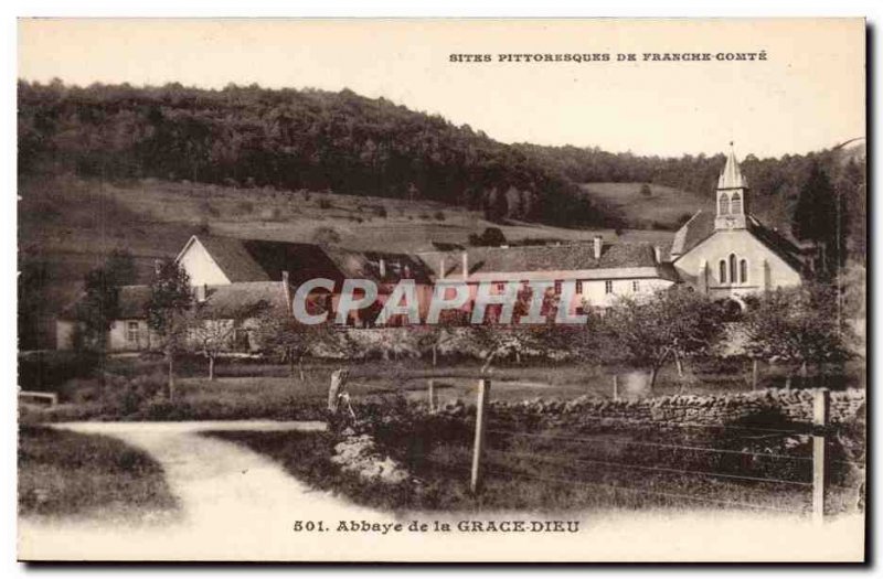 Franche Comte Postcard Abbey Grace of God