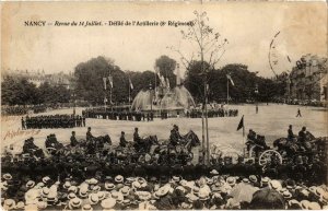 CPA Militaire Nancy - Revue du 14 Juillet - Défilé (90742)