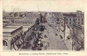Broadway Looking North Oklahoma City OK 1904 postcard