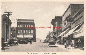 AZ, Jerome, Arizona, Main Street, Business Area, Stores, Albertype