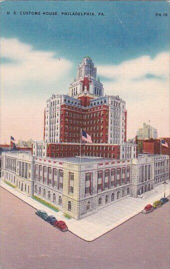 Pennsylvania Philadelphia U S Customs House 1952