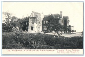 c1910 Residence of Lieut-Governor Victoria British Columbia Canada Postcard