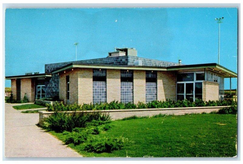 c1950's Turnpike Restaurant Near Topeka Interchange Topeka Kansas KS Postcard