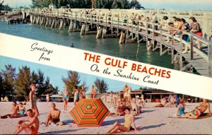 Greetings From Gulf Beaches Of Florida Split View