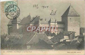 Postcard Old Annecy Le Chateau seen from the Pont Neuf