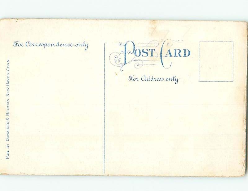 Divided-Back HARBOR SCENE Bridgeport Connecticut CT hp7884