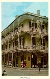 Louisiana New Orleans Lace Balconies Corner Of Royal Street and St Peter