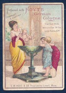 VICTORIAN TRADE CARD Hoyts German Cologne