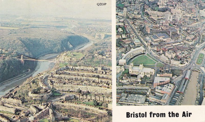 Bristol From The Air Postcard