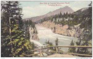 Bow Falls & Cascade Mountain, Canadian Rockies, Banff, Alberta, Canada, 1900-...