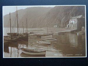 Devon CLOVELLY Harbour c1927 RP Postcard by Judges 7559