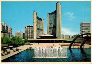 Canada Toronto City Hall Reflecting Pool