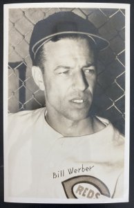 Mint USA Real Picture Postcard Chicago Cubs Baseball Player Bill Werner