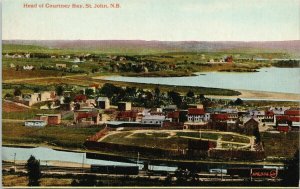 Head of Courtney Bay St. John NB New Brunswick c1918 RPO Postcard G48