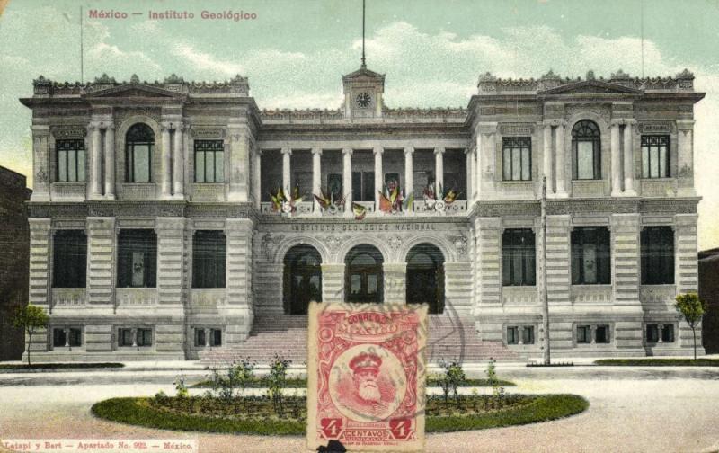 mexico, MEXICO, Instituto Geológico (1923) Postcard