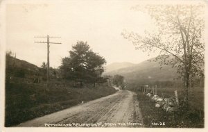 Postcard RPPC 1920s Vermont Arlington Approaching from North @25 24-5445