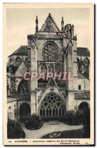 Old Postcard Auxerre Abbey De Saint Germain