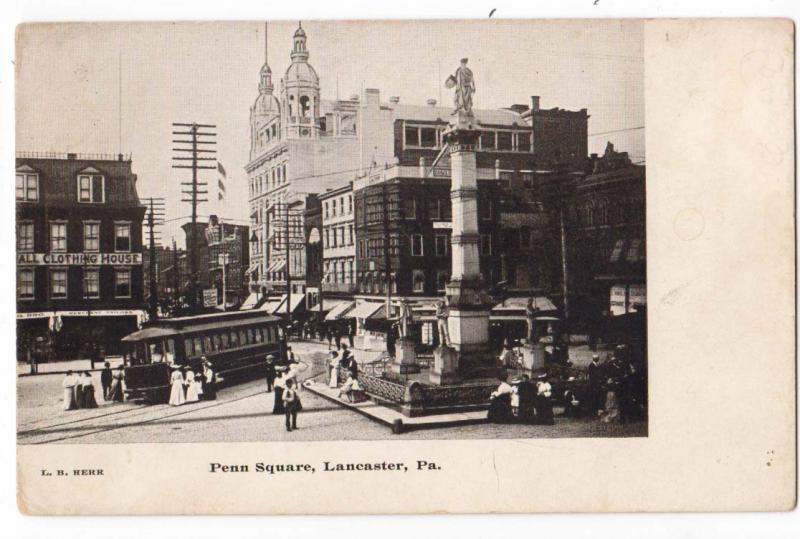 Penn Square, Soldiers Monument, Lancaster PA