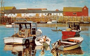 Lobster Boats in Rockport, MA