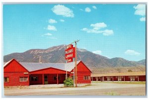 c1950 Palisades Lodge Motel Cafe Mountain View Roadside Irwin Idaho ID Postcard