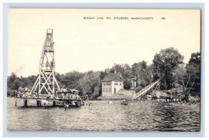 C1915-20 Bungay Lake No. Attleboro Massachusetts. Postcard P173E