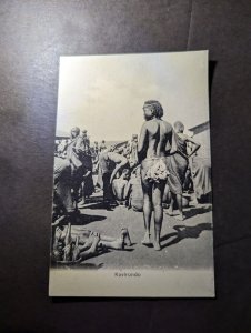 Mint British East Africa RPPC Postcard Kavirondo Natives