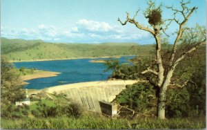 postcard California - Modesto Turlock Irrigation - Don Pedro dam