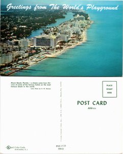 Greetings from The World's Playground, Miami Beach, Florida (25994