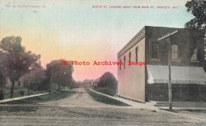 WI, Oakfield, Wisconsin, Booth Street, Drug Store, Bradford & Company