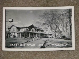 EASTERN STAR HOME, MACON, ILL, RPPC, USED VINTAGE CARD, 1952
