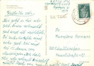 BG22685 das meininger theater  meiningen thur  germany CPSM 14.5x9cm