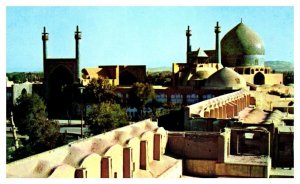 Iran The mosques of Isfahan Pan Am Airline Issued Postcard