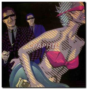 Postcard Modern Naked erotic Illustrator Rock 80 S Moldawan