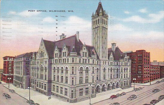 Post Office Milwaukee Wisconsin 1943