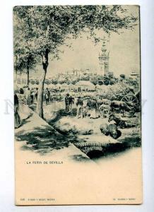 191279 SPAIN La Feria de SEVILLA Vintage postcard