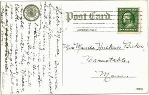 Shell Point Looking South, Onset MA c1911 Vintage Postcard M27