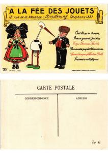 CPA AK STRASBOURG A la Fee des Jouets 13 rue de la MÃ©sange. ALSACE (379296)