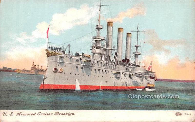 Military Battleship Postcard, Old Vintage Antique Military Ship Post Card US ...