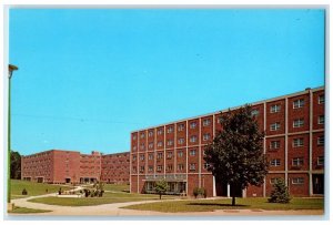 c1960 Exterior View Two Residence Halls Shippensburg State College PA Postcard