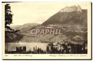 Old Postcard Annecy Duingt Balloire and teeth Lanfon