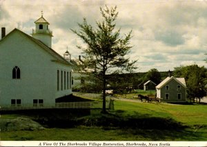 Canada Nova Scotia Sherbrooke View Of The Sherbrooke Village Restoration Show...