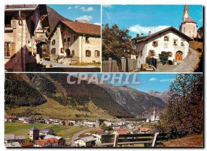 Postcard Modern Zernez Engadin