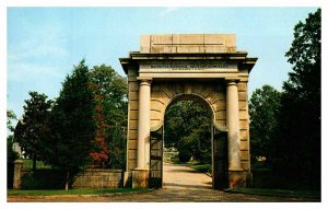 Postcard CEMETERY SCENE Marietta Georgia GA AT6288